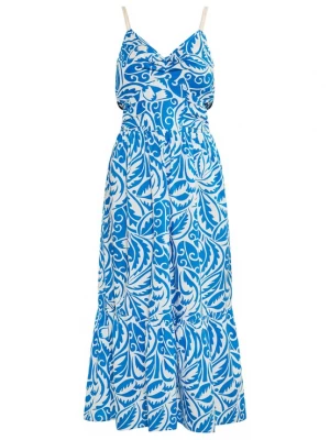 Foto van product IZIA Zomerjurk royal blue / koningsblauw / wit