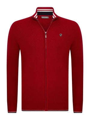Foto van product Jacey Quinn Gebreid vest bordeaux / zwart / wit