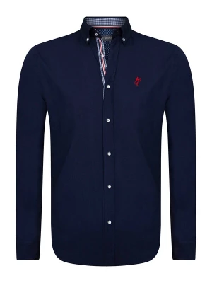 Foto van product Jacey Quinn Overhemd navy / bloedrood