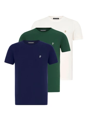 Foto van product Jacey Quinn Shirt navy / donkergroen / wit