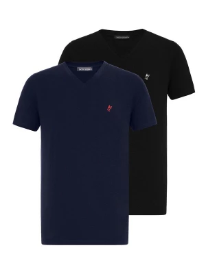 Foto van product Jacey Quinn Shirt navy / rood / zwart / wit