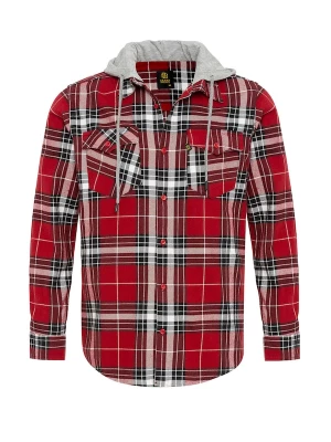 Foto van product Jacey Quinn Tussenjas grijs / rood / wit