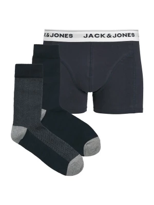 Foto van product JACK & JONES Boxershorts 'JACORDINARY' navy / grijs gemêleerd