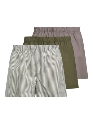 Foto van product JACK & JONES Boxershorts 'Milano' taupe / olijfgroen / donkergroen
