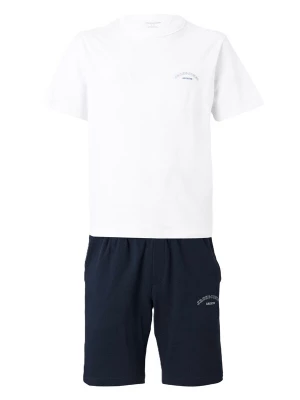 Foto van product JACK & JONES Joggingpak 'JJCOLLEGE' donkerblauw / wit