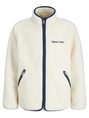 Foto van product Jack & Jones Junior Fleece jas 'Norrebro ' navy / wit