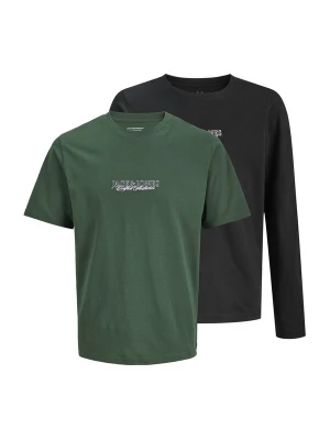 Foto van product Jack & Jones Junior Shirt 'JORBLEECKER' nachtblauw / spar / zwart / wit
