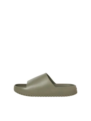 Foto van product JACK & JONES Muiltjes 'Ripple Moulded' olijfgroen