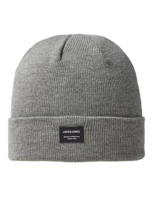 Foto van product JACK & JONES Muts 'JJDna' grijs gemêleerd / zwart / wit
