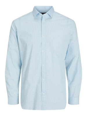 Foto van product JACK & JONES Overhemd 'JPRBLABlackpool' kobaltblauw / lichtblauw / wit