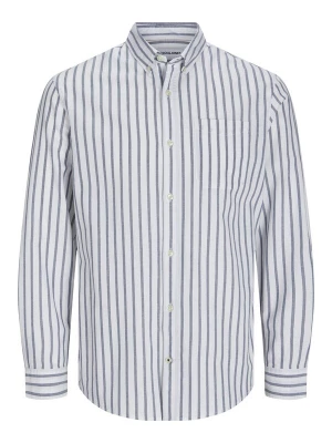 Foto van product Jack & Jones Plus Overhemd 'Oxford' nachtblauw / wit