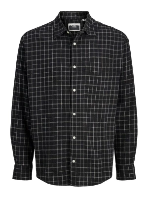 Foto van product Jack & Jones Plus Overhemd zwart / wit