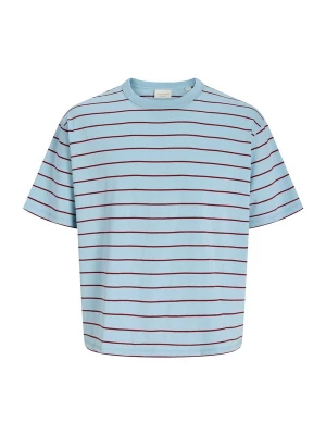 Foto van product Jack & Jones Plus Shirt 'JORSAVONA' lichtblauw / karmijnrood