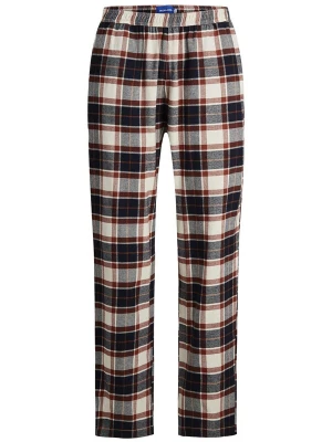 Foto van product JACK & JONES Pyjamabroek 'JACRIMON' donkergrijs / rood / offwhite