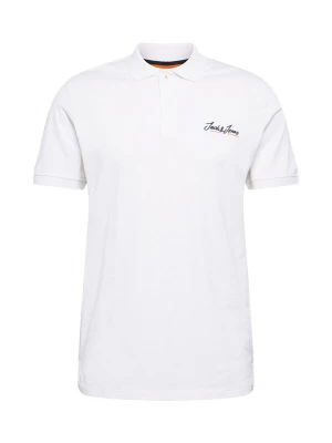 Foto van product JACK & JONES Shirt 'JORTons' nachtblauw / donkeroranje / wit