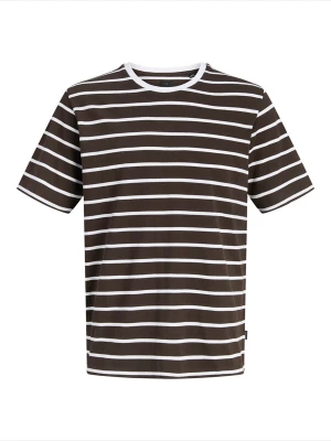 Foto van product Jack & Jones Plus Shirt 'JPRBLANOLAN' donkerbruin / wit