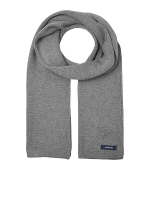 Foto van product JACK & JONES Sjaal 'JACDna' donkergrijs / zwart / wit