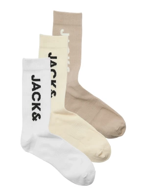 Foto van product JACK & JONES Sokken 'JACHARLEY' taupe / lichtgrijs / zwart / wit