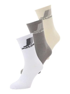 Foto van product JACK & JONES Sokken 'JACJASPER' ecru / donkergrijs / zwart / wit