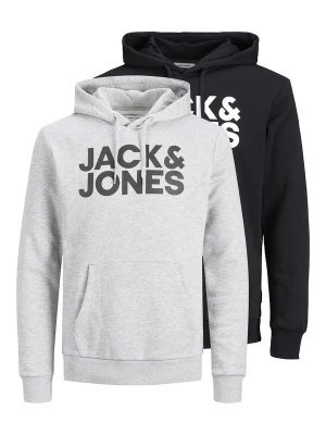 Foto van product JACK & JONES Sweatshirt donkergrijs / grijs gemêleerd / zwart / wit