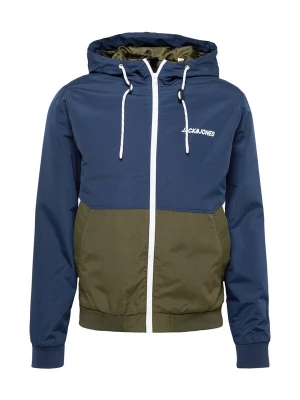 Foto van product JACK & JONES Tussenjas 'JJERush' donkerblauw / olijfgroen / wit
