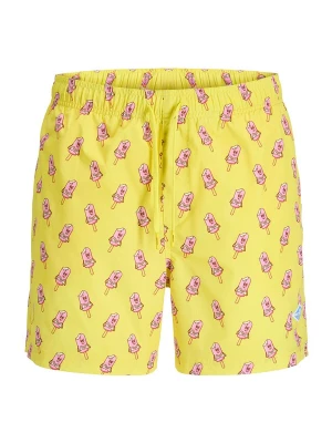 Foto van product JACK & JONES Zwemshorts 'JPSTMaui' chocoladebruin / citroen / rosa