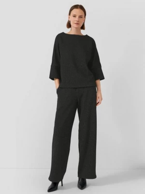 Foto van product Jacquard broek met glittergaren en elastische tailleband s.Oliver zwart