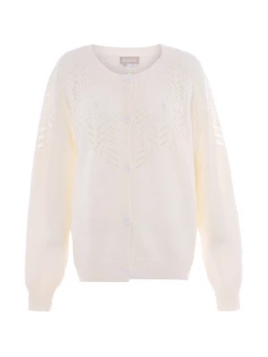 Foto van product Jalene Gebreid vest wolwit