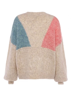 Foto van product Jalene Trui beige / blauw / pink