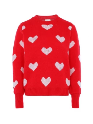 Foto van product Jalene Trui rood / offwhite
