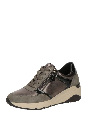Foto van product JANA Sportieve veterschoen taupe / aardetinten / zwart