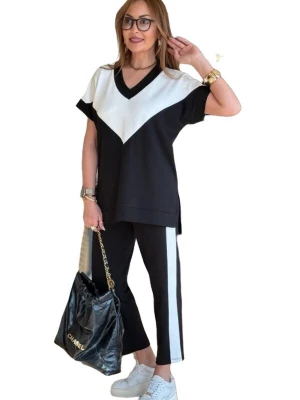 Foto van product JANE's Joggingpak zwart / wit