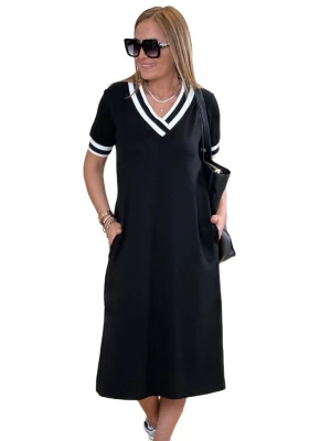 Foto van product JANE's Jurk zwart / wit