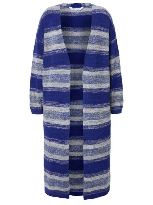 Foto van product Janet & Joyce Gebreid vest blauw / grijs