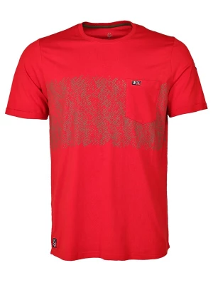 Foto van product JCC Shirt grijs / knalrood