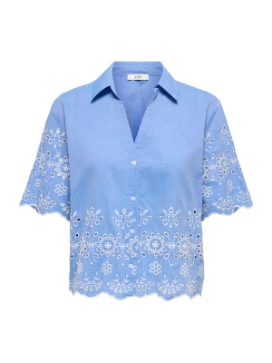 Foto van product JDY Blouse 'JDYMARINA' blauw / wit