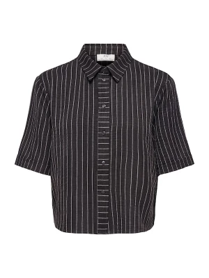 Foto van product JDY Blouse 'JDYPOWER' chocoladebruin / wit