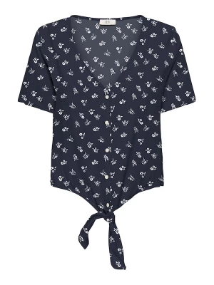 Foto van product JDY Blouse 'JDYSEZEN' donkerblauw / wit