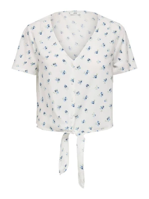 Foto van product JDY Blouse 'JDYSEZEN' lichtblauw / donkerblauw / wit