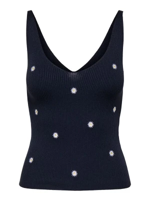 Foto van product JDY Gebreide top 'JDYNANNA' marine / geel / wit