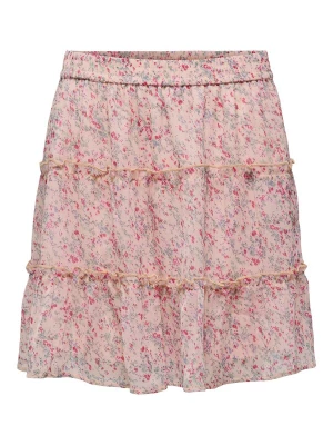 Foto van product JDY Rok 'MELLY' lichtblauw / pastelgroen / perzik / rood