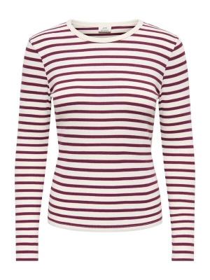 Foto van product JDY Shirt 'JDYLUCKY' wijnrood / wit