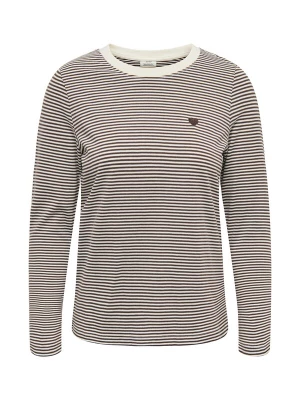 Foto van product JDY Shirt 'JDYPisa' chocoladebruin / offwhite