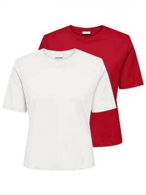 Foto van product JDY Shirt 'JDYREX' kersrood / wit