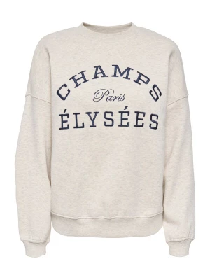 Foto van product JDY Sweatshirt 'JDYMESA' beige gemêleerd / donkerblauw