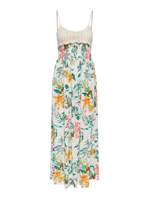Foto van product JDY Zomerjurk 'JDYSEZEN' beige / ecru / donkergroen / oranje