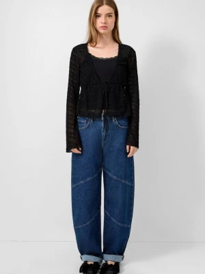 Foto van product Jeans Barrel / Relaxed Fit / High Rise / Wijde Benen QS blauw
