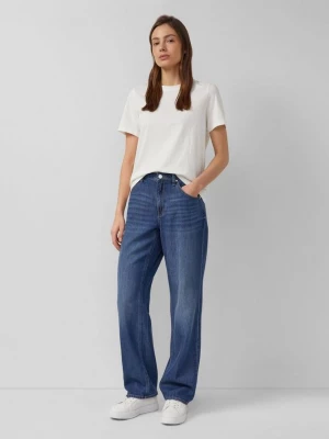 Foto van product Jeans Beth Loose Boyfriend / Relaxed Fit / Mid Rise / Rechte Pijp s.Oliver blauw