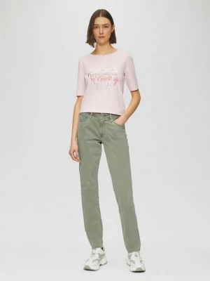 Foto van product Jeans Betsy / slim fit / mid rise / slim leg / garment dye s.Oliver olijfgroen