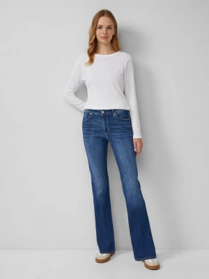 Foto van product Jeans Beverly / Slim Fit / Mid Rise / Bootcut Pijp s.Oliver blauw